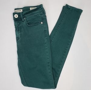 Bullhead/Pacsun Green High Rise Skinniest Jeans